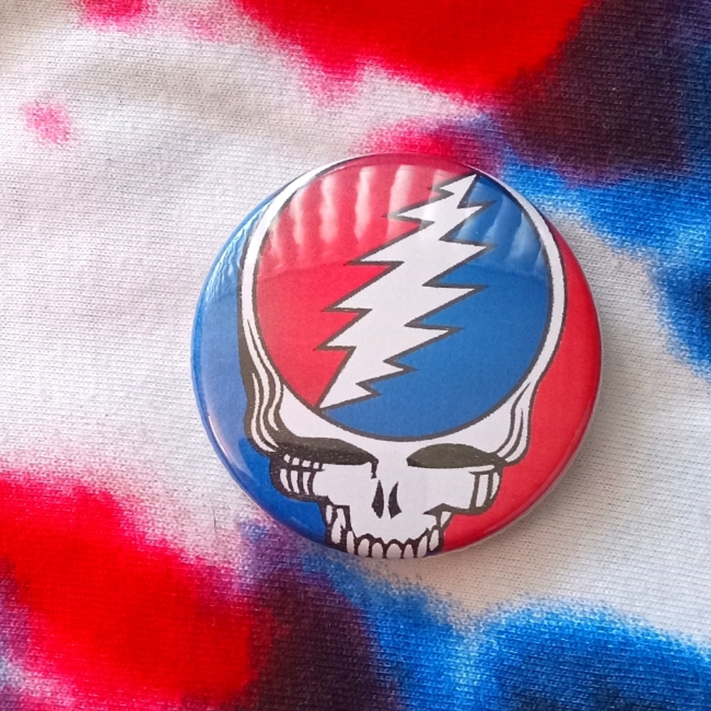Grateful Dead Button Pin